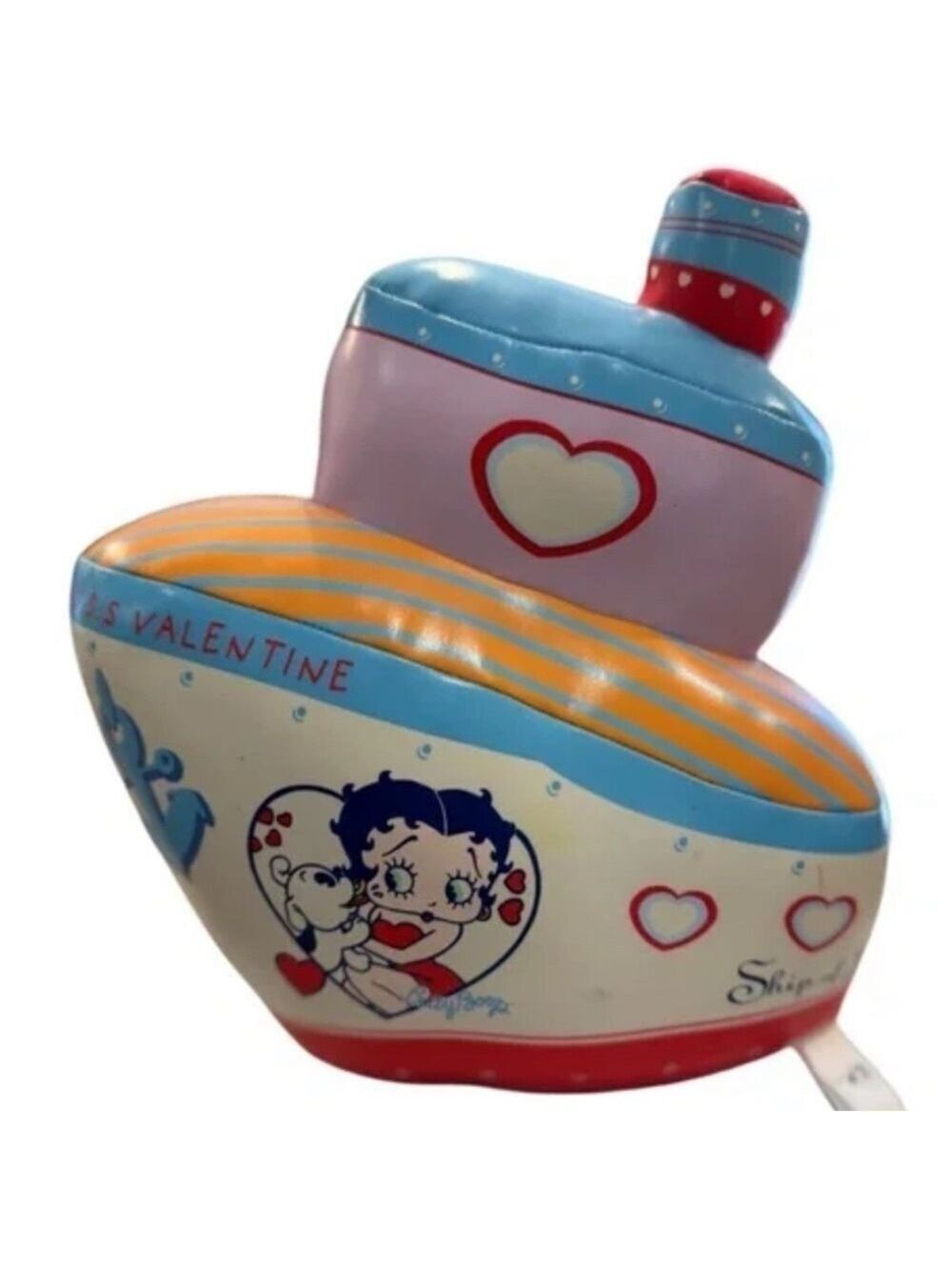 Betty Boop Valentine Love Boat Plush 1998